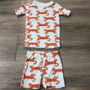 Hanna Anderson Kids Tiger Print Pajama Set